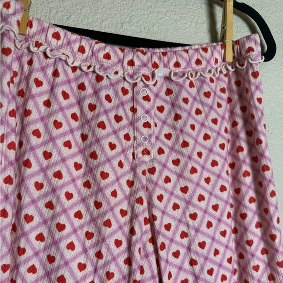 Adore Me Pajama Set in Pink and Red - Picture 8 of 15